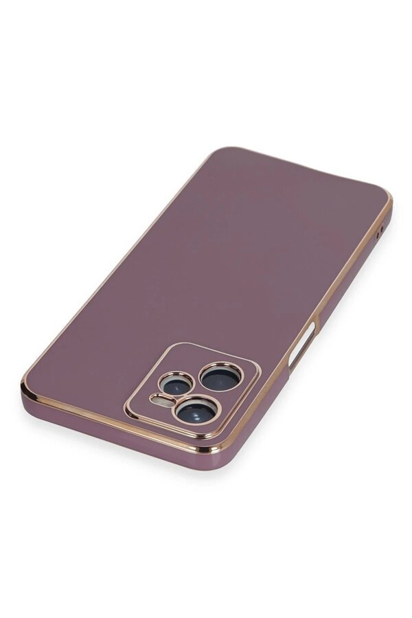 Realme C35 Kılıf Volet Si̇li̇kon - Mor - Dropx6509-3925
