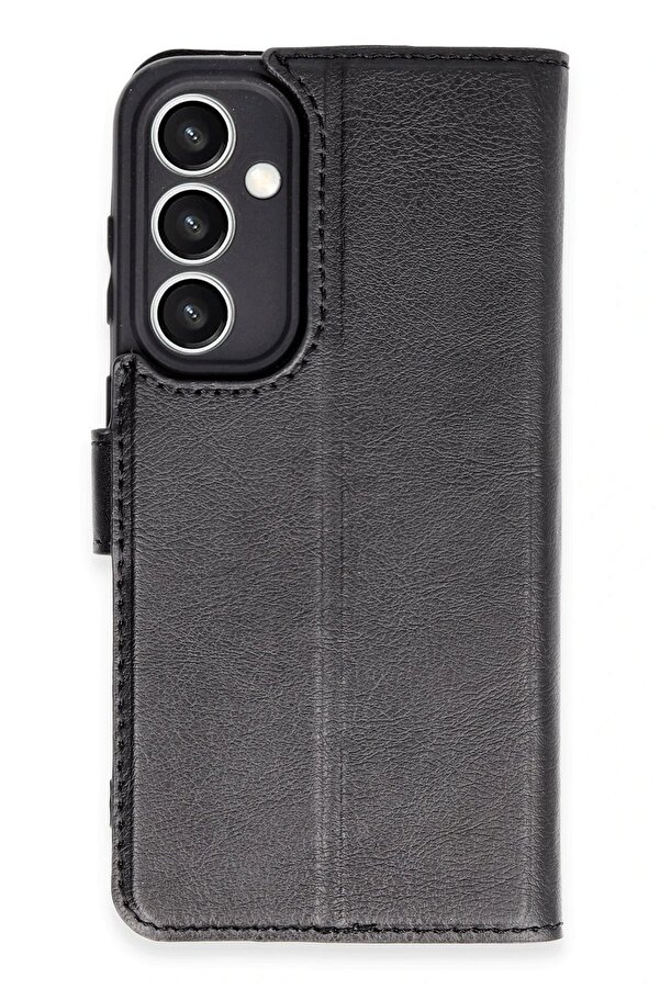 Samsung Galaxy S23 Fe Kılıf Trend S Plus Kapaklı Kılıf - Si̇yah - Dropx3000-8677