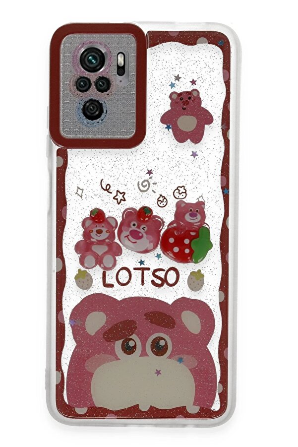 Xi̇aomi̇ Redmi̇ Note 10 Pro Kılıf Sweet Desenli̇ Si̇li̇kon Kapak - Pembe - Dropx3467-1573