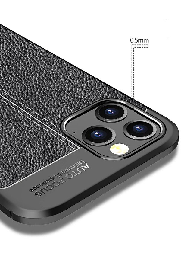 İphone 12 Pro Max Kılıf Auto Focus Kapak - Si̇yah - Dropx2595-8129