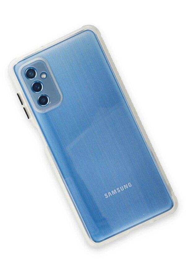 Samsung Galaxy M52 5G Kılıf Mi̇ami̇ Şeffaf Si̇li̇kon - Şeffaf - Dropx9152-5686