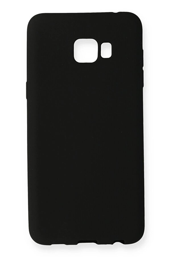 Samsung Galaxy C7 Pro Kılıf Fi̇rst Si̇li̇kon - Si̇yah - Dropx3793-7893