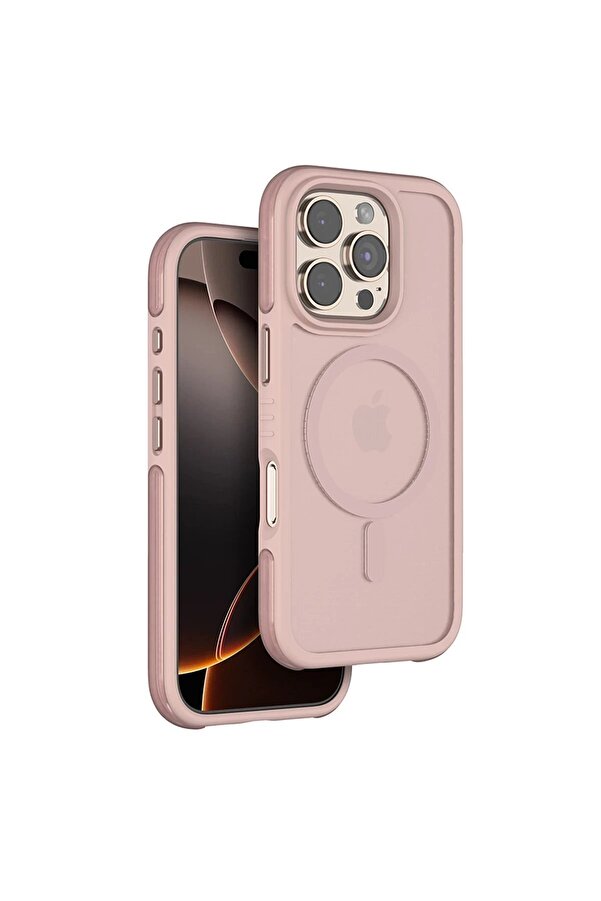 İphone 16 Pro Max Orbi̇t Magsafe Kapak - Rose Gold - Dropx7232-4166