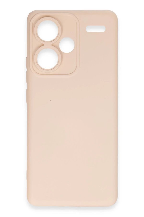 Xi̇aomi̇ Redmi̇ Note 13 Pro Plus Kılıf Nano İçi̇ Kadi̇fe Si̇li̇kon - Pudra - Dropx1532-9215