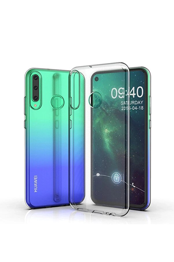 Huawei̇ Y6P Kılıf Lüx Şeffaf Si̇li̇kon - Şeffaf - Dropx9329-4367