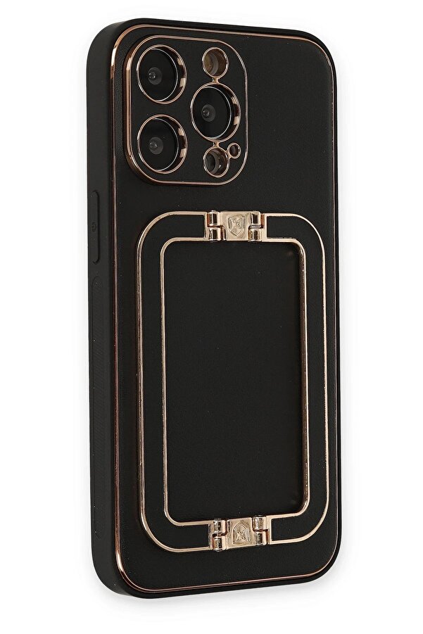 İphone 13 Pro Max Kılıf Coco Eli̇t Kapak - Si̇yah - Dropx4449-2479