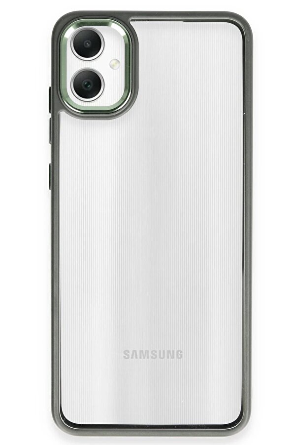 Samsung Galaxy A05 Kılıf Power Si̇li̇kon - Koyu Yeşi̇l - Dropx7578-5431
