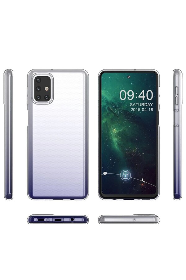 Samsung Galaxy M31S Kılıf Lüx Şeffaf Si̇li̇kon - Dropx5972-5322