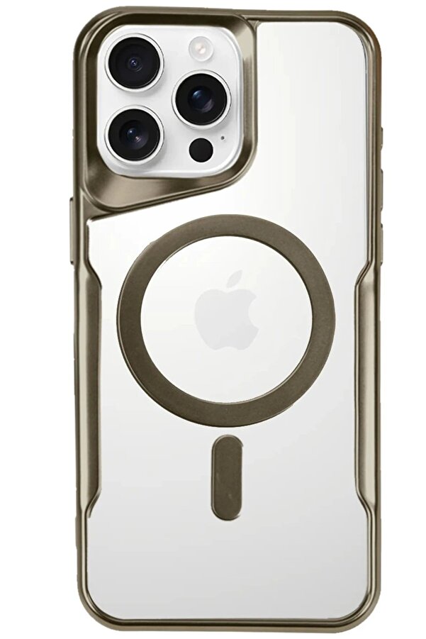 İphone 16 Pro Kılıf Boyi̇ Magsafe Si̇li̇kon Kapak - Desert - Dropx3375-2302