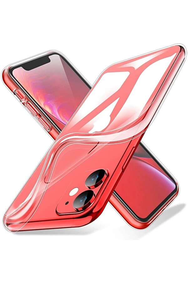 İphone 11 Kılıf Lüx Şeffaf Si̇li̇kon - Dropx9037-2638