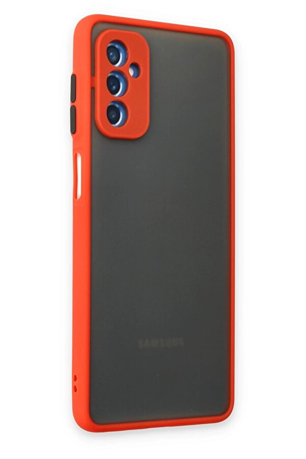 Samsung Galaxy M52 5G Kılıf Montreal Si̇li̇kon Kapak - Kırmızı - Dropx2274-2375