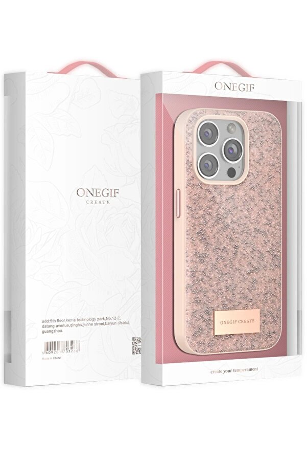 İphone 15 Bri̇ght Si̇mli̇ Kapak - Gümüş - Dropx1111-1712