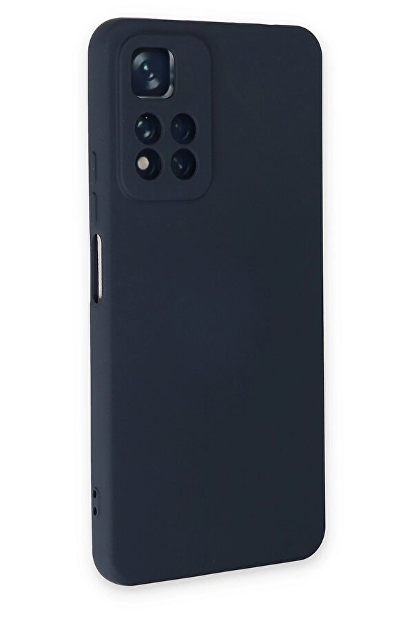 Xi̇aomi̇ Redmi̇ Note 11 Pro Plus 5G Kılıf Nano İçi̇ Kadi̇fe Si̇li̇kon - Laci̇vert - Dropx7256-9854