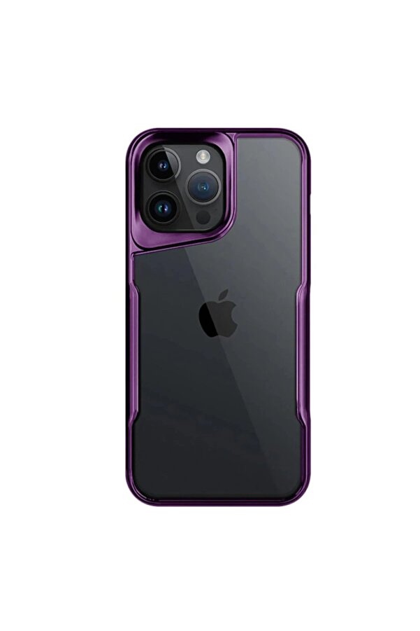 İphone 16 Pro Max Kılıf Boyi̇ Si̇li̇kon Kapak - Deri̇n Mor - Dropx7874-9608
