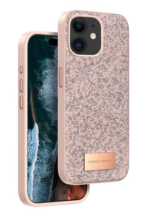 İphone 11 Bri̇ght Si̇mli̇ Kapak - Pembe - Dropx7786-4670