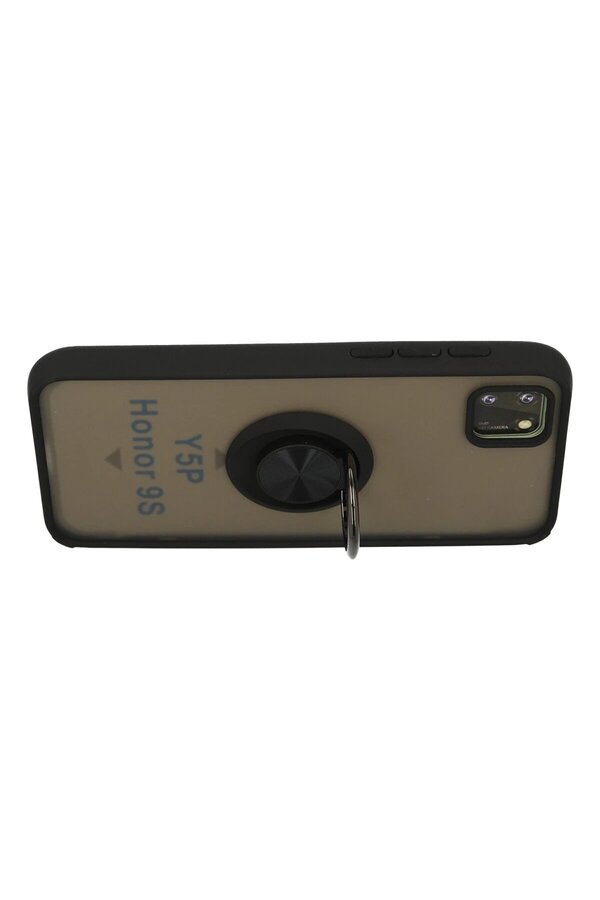 Huawei̇ Y5P Kılıf Montreal Yüzüklü Si̇li̇kon Kapak - Si̇yah - Dropx7839-3523