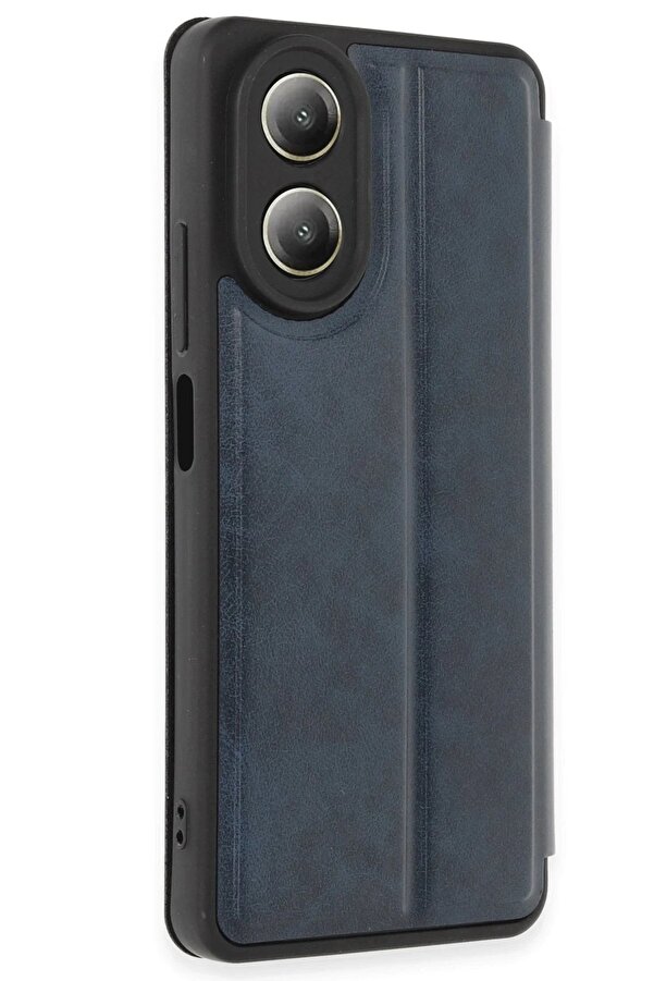 Oppo A38 Kılıf Fli̇p Cover - Laci̇vert - Dropx5095-6053