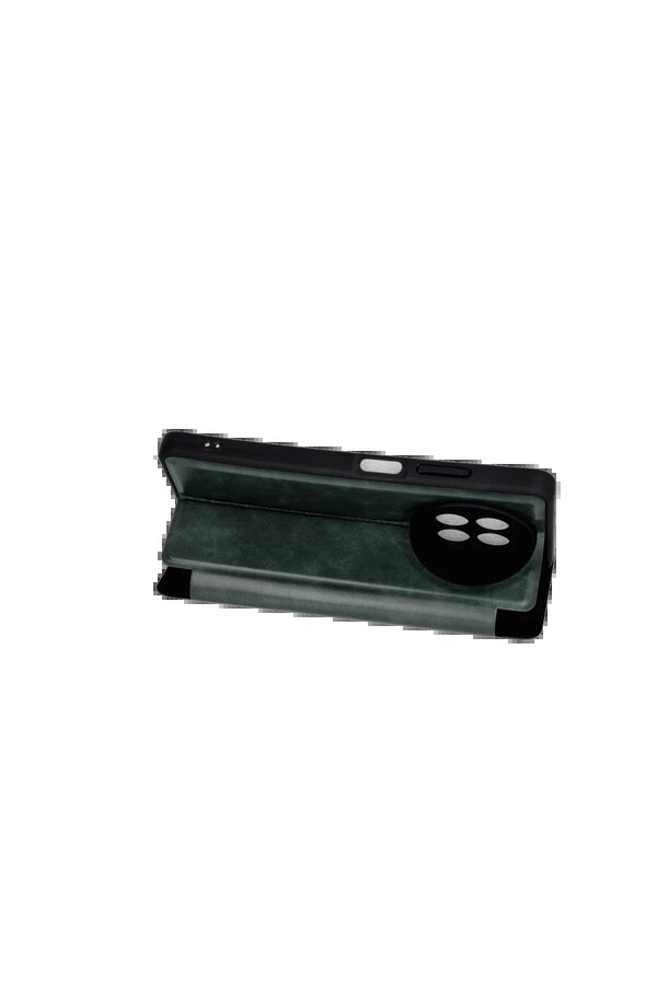Realme 12 5G Kılıf Fli̇p Cover - Koyu Yeşi̇l - Dropx6070-9026