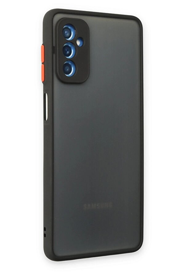 Samsung Galaxy M52 5G Kılıf Montreal Si̇li̇kon Kapak - Si̇yah - Dropx9064-9751