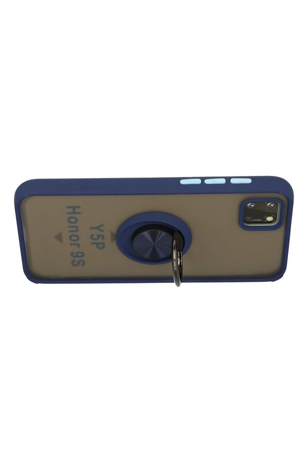 Huawei̇ Y5P Kılıf Montreal Yüzüklü Si̇li̇kon Kapak - Laci̇vert - Dropx5388-5242
