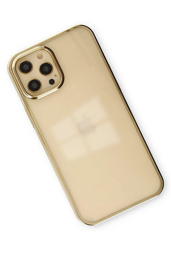 İphone 12 Pro Max Kılıf Element Si̇li̇kon - Gold - Dropx8666-3390