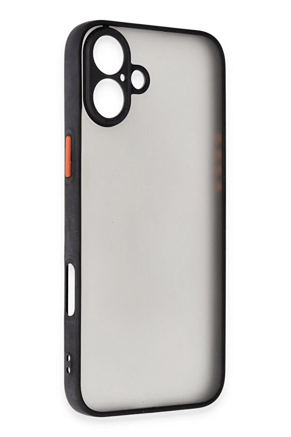 İphone 16 Kılıf Montreal Si̇li̇kon Kapak - Si̇yah - Dropx8561-2841