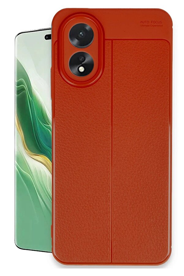 Oppo A38 Kılıf Auto Focus Kapak - Kırmızı - Dropx3865-3311