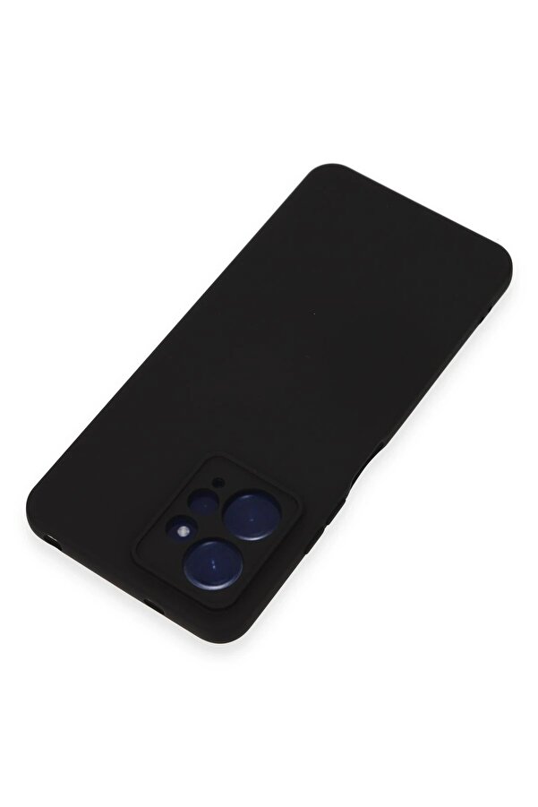 Xi̇aomi̇ Redmi̇ Note 12 4G Kılıf Nano İçi̇ Kadi̇fe Si̇li̇kon - Si̇yah - Dropx4400-3128