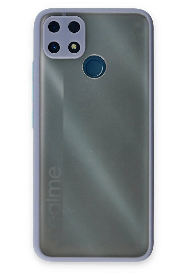 Realme C25 Kılıf Montreal Si̇li̇kon Kapak - Gri̇ - Dropx4358-1524