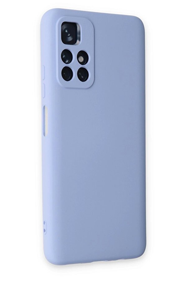 Xi̇aomi̇ Redmi̇ Note 11T Kılıf Nano İçi̇ Kadi̇fe Si̇li̇kon - Li̇la - Dropx7910-8794