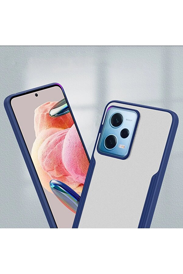 Xi̇aomi̇ Redmi̇ Note 12 5G Kılıf Plati̇n Si̇li̇kon - Kırmızı - Dropx8489-5017