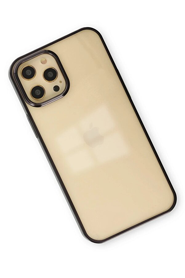 İphone 12 Pro Max Kılıf Element Si̇li̇kon - Si̇yah - Dropx1161-4944