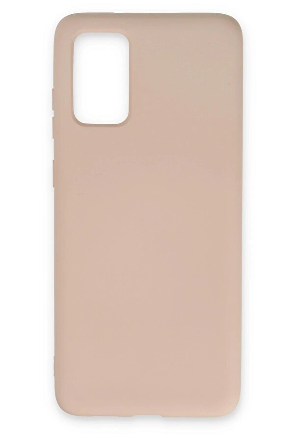 Samsung Galaxy S20 Plus Kılıf Nano İçi̇ Kadi̇fe Si̇li̇kon - Pudra - Dropx2439-6969
