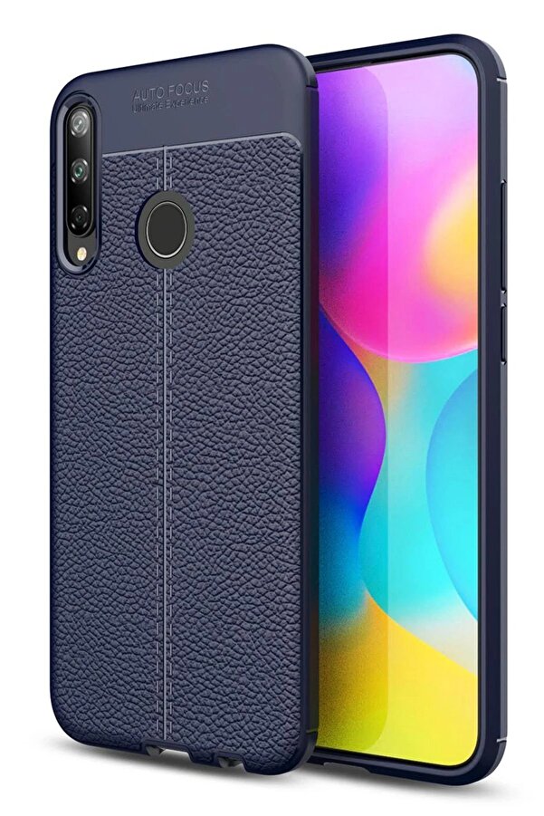 Huawei̇ P40 Li̇te E Kılıf Auto Focus Kapak - Laci̇vert - Dropx4068-6354