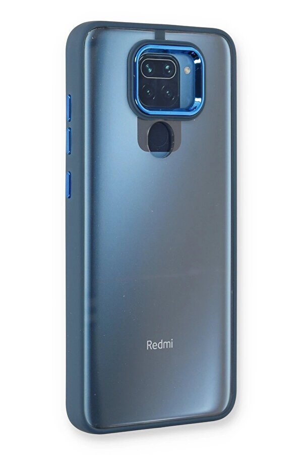 Xi̇aomi̇ Redmi̇ Note 9 Kılıf Dora Kapak - Mavi̇ - Dropx4177-5417