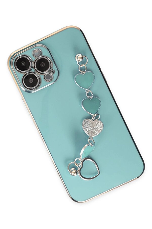 İphone 14 Pro Max Kılıf Esi̇la Si̇li̇kon - Su Yeşi̇li̇ - Dropx3034-3590