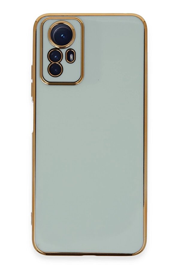 Xi̇aomi̇ Redmi̇ Note 12S Kılıf Volet Si̇li̇kon - Açık Yeşi̇l - Dropx2075-9762