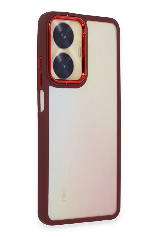 Realme C55 Kılıf Dora Kapak - Kırmızı - Dropx7295-9908