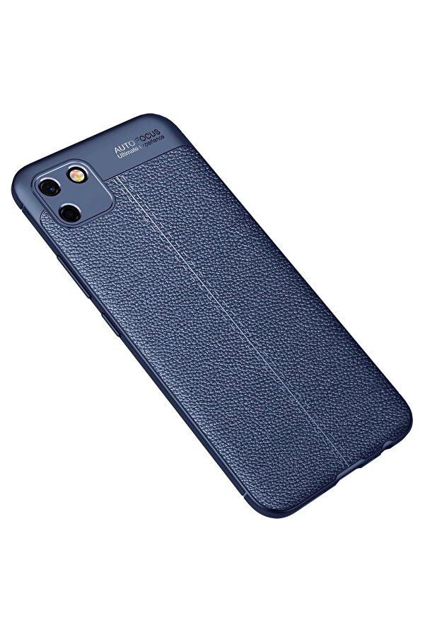 Realme C11 2021 Kılıf Auto Focus Kapak - Laci̇vert - Dropx7169-7556