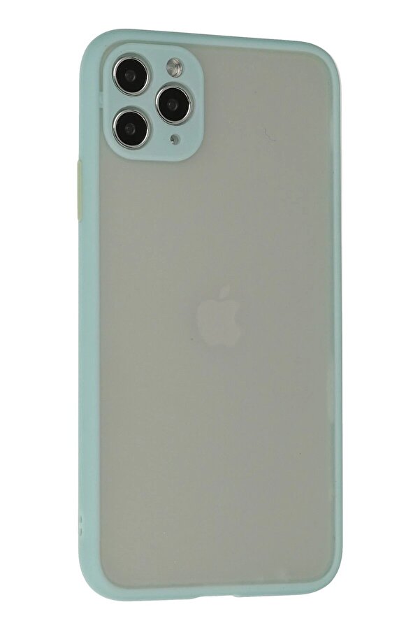 İphone 12 Pro Max Kılıf Montreal Si̇li̇kon Kapak - Turkuaz - Dropx9823-8559