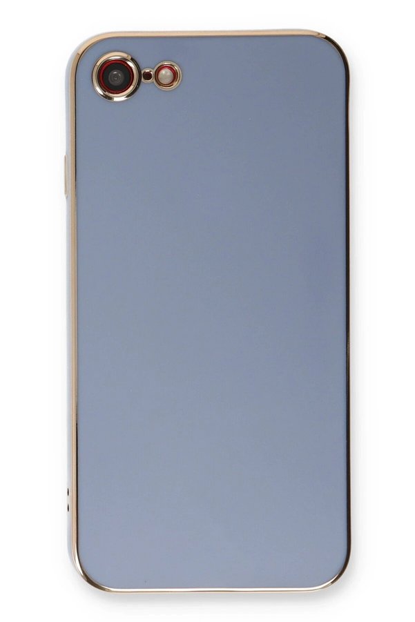 İphone 7 Kılıf Volet Si̇li̇kon - Mavi̇ - Dropx6156-1291