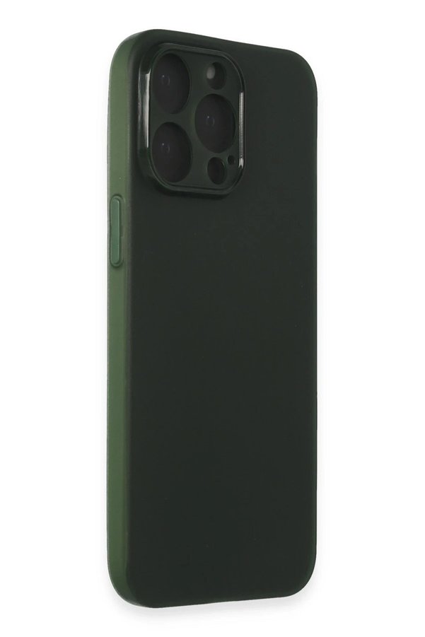 İphone 15 Pro Kılıf Si̇li̇kon - Yeşi̇l - Dropx2460-8402
