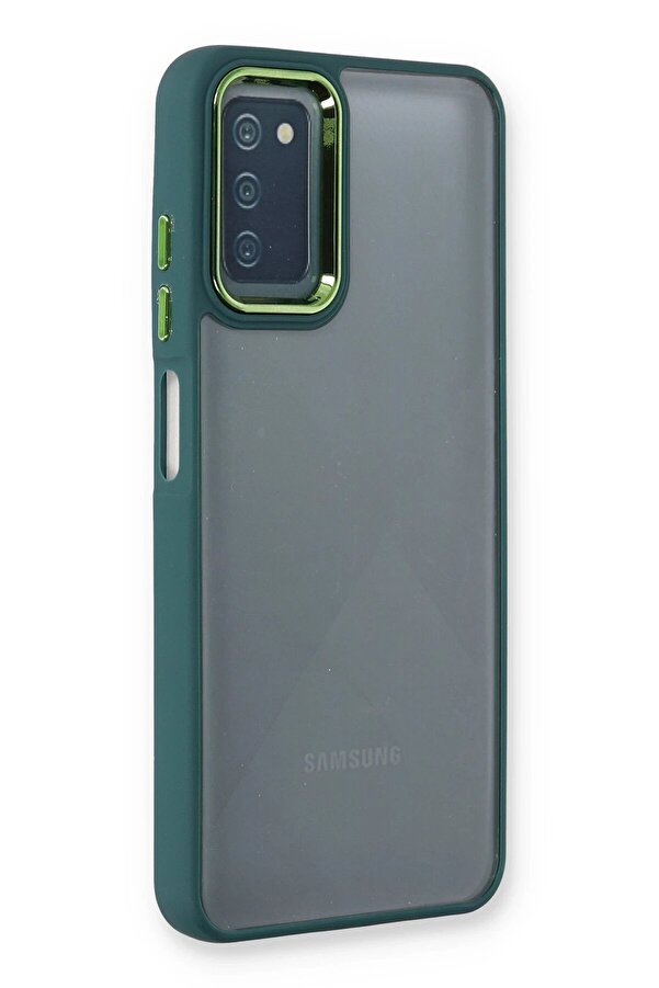 Samsung Galaxy A03S Kılıf Dora Kapak - Haki̇ Yeşi̇l - Dropx1134-5508