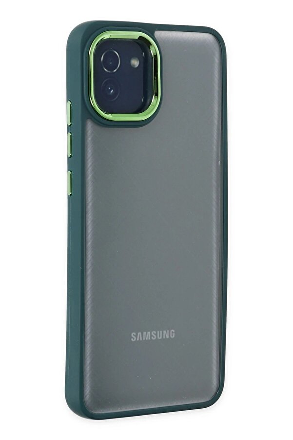 Samsung Galaxy A03 Kılıf Dora Kapak - Haki̇ Yeşi̇l - Dropx1962-4520