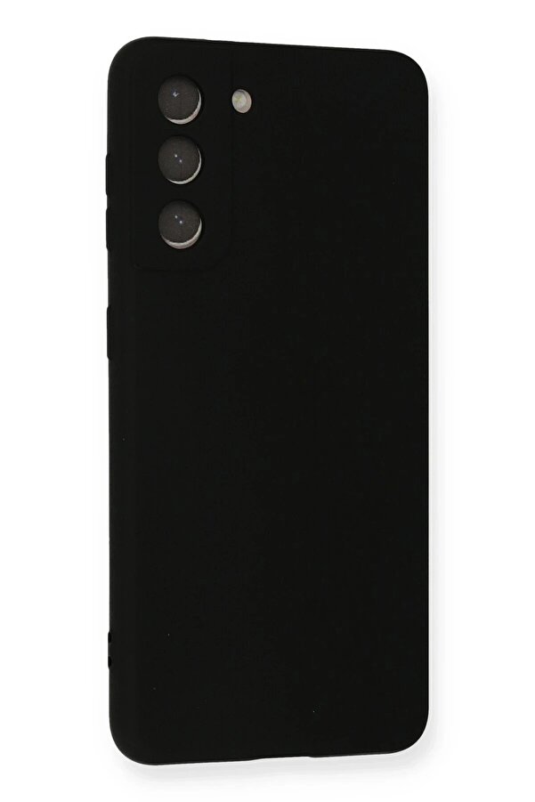 Samsung Galaxy S21 Kılıf Nano İçi̇ Kadi̇fe Si̇li̇kon - Si̇yah - Dropx2331-6361