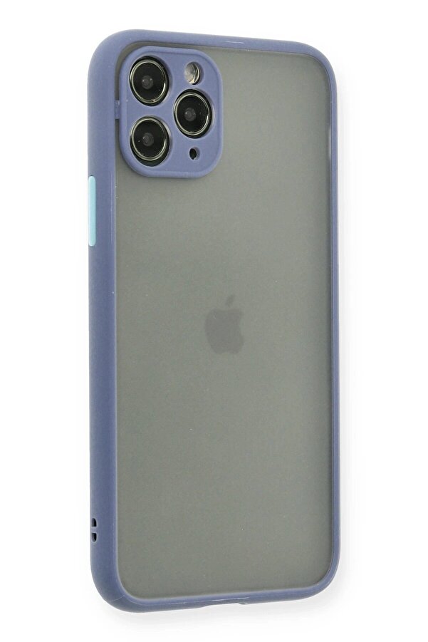 İphone 11 Pro Kılıf Montreal Si̇li̇kon Kapak - Gri̇ - Dropx4087-9086