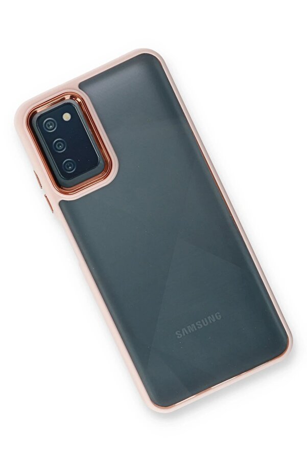 Samsung Galaxy A03S Kılıf Dora Kapak - Pudra - Dropx9881-4574