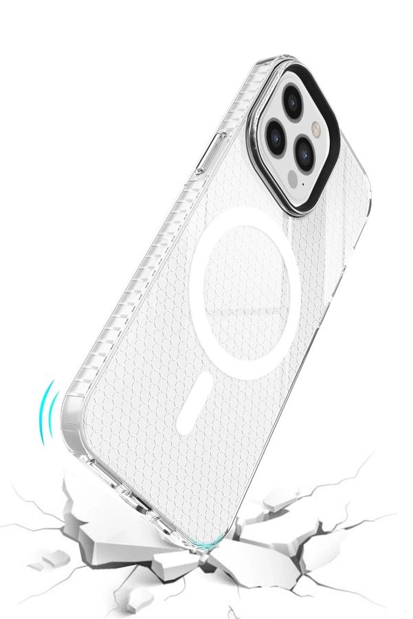 İphone 12 Pro Max Kılıf Beta Magneti̇csafe Si̇li̇kon - Şeffaf - Dropx1940-7291