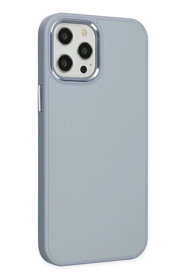 İphone 12 Pro Max Kılıf Asya Deri̇ Si̇li̇kon - Si̇erra Blue - Dropx2259-5652