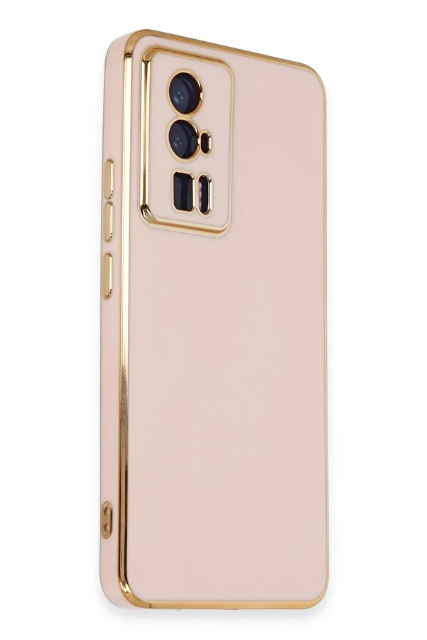 Xi̇aomi̇ Poco F5 Pro Kılıf Volet Si̇li̇kon - Pembe - Dropx1981-1438